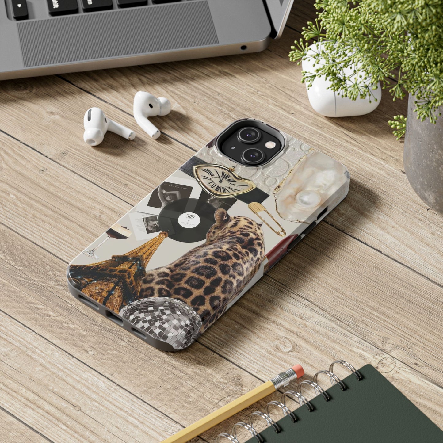 Neutral collage Tough Phone Case