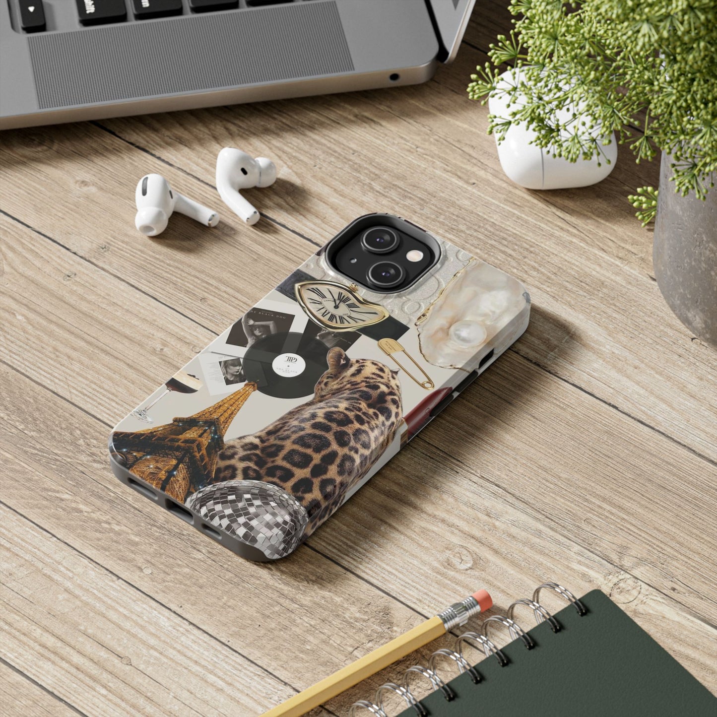 Neutral collage Tough Phone Case